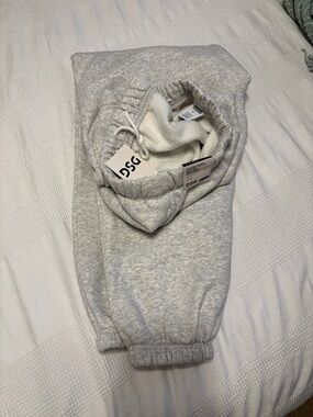 DSG Light Heather Gray Women's Fleece Jogger Sweatpants